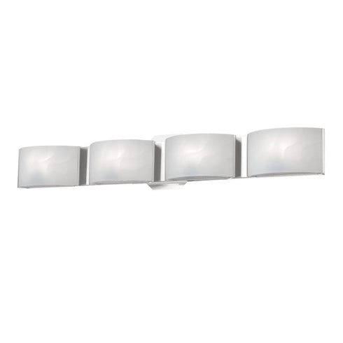 Eurofase Dakota 4 Light LED Bath Bar In Chrome Model: 30091-016