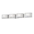 Eurofase Dakota 4 Light LED Bath Bar In Chrome Model: 30091-016