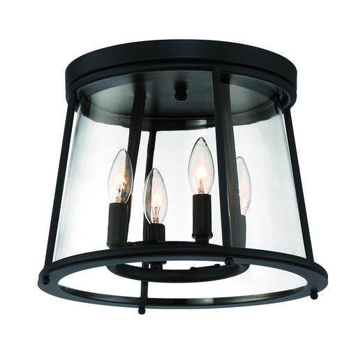 Eurofase Daulle 14 Inch 4 Light Outdoor Flushmount Model: 42724-018