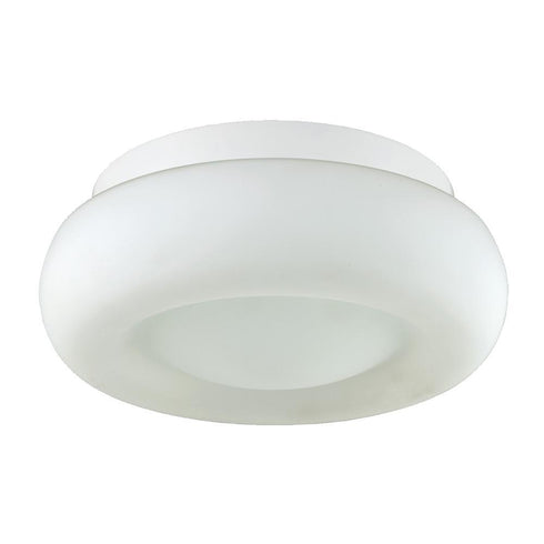 Eurofase Disk 1 Light Flushmount Small White Model: 23024-014