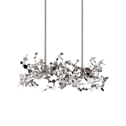 Eurofase Divo 6 Light Pendant Nickel Model: 25618-013