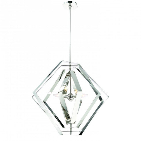 Eurofase Downtown 3 Light Chandelier Chrome Model: 31886-017