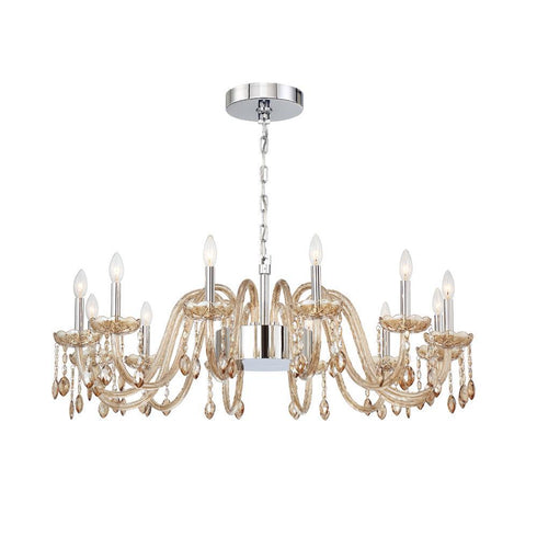 Eurofase Ferrero, 1 6 Light Chandelier, Clear Model: 34080-016