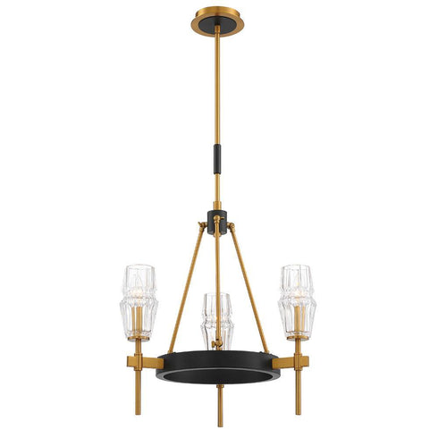 Eurofase GLADSTONE 3 Light Chandelier Model: 35938-019
