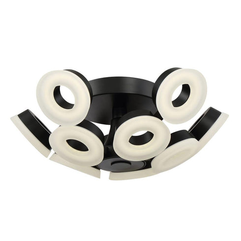 Eurofase Glendale10 Light LED Flushmntwht Model: 29096-015