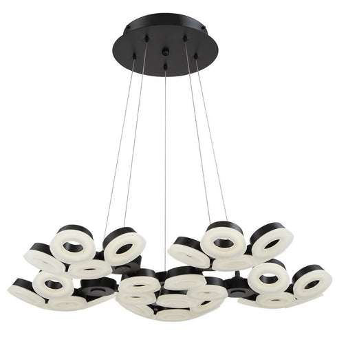 Eurofase Glendale3 0 Light LED ChandelrWhite Model: 29094-011