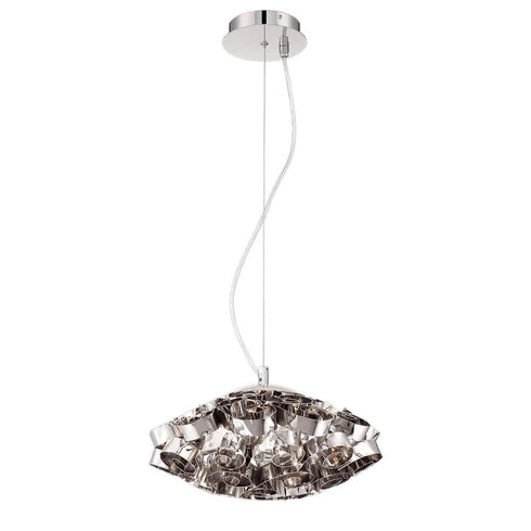 Eurofase Grace 3 Light Chandelier Nickel Model: 26332-017