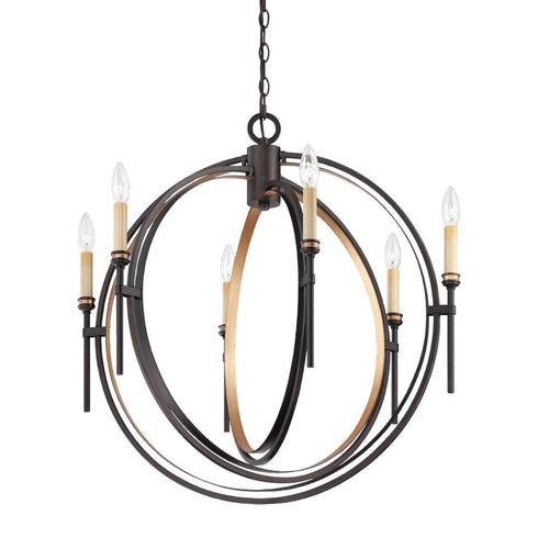 Eurofase Infinity 6 Light Chandelier Orb Model: 25647-013