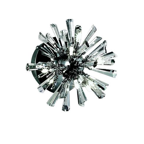 Eurofase Lenka 6 Light Flush Chrome/crystal Model: F-6LEK-15