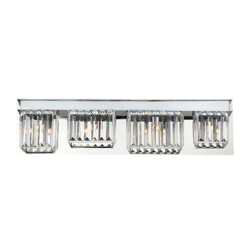 Eurofase Lumino 4 Light Bathbar Chrome Model: 29077-014