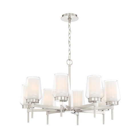 Eurofase Manchester Clear Glass Enclose Opal White Lights On A Model: 34094-020