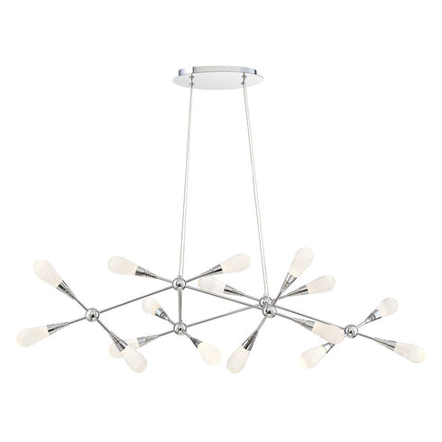 Eurofase Manning LED 1 6 Light Oval Chandelier 35735 Model: 35735-014