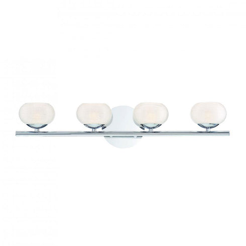Eurofase Marche 4 Light LED Bathbar Chrome Model: 31795-012