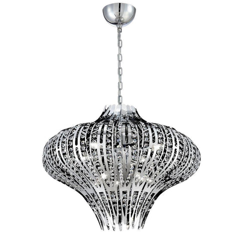 Eurofase Monica 9 Light Chandelier Chrome /clr Model: 26331-010
