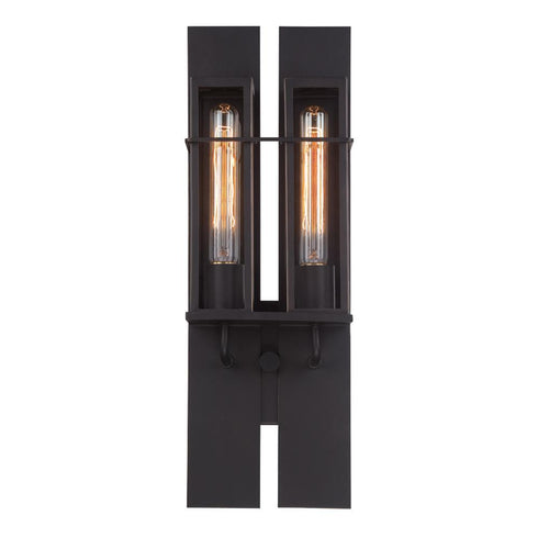 Eurofase Muller Outdoor 2 Light Sconce Bronze Model: 28054-016