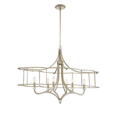 Eurofase Palmisano 6 Light Chandelrovlslv Model: 30073-012
