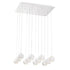 Eurofase Patruno 1 2 Light LED Chandelier Model: 28171-010
