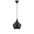 Eurofase Piquito Formed Metal Pendant With Textured Metallic