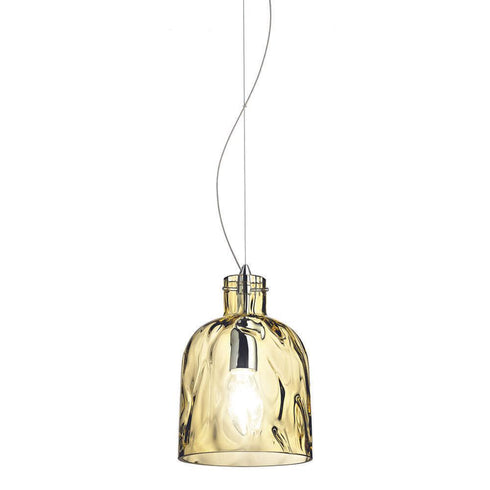 Eurofase Ponti Hand Blown Rippled Glass Suspended From A Model: 30450-028
