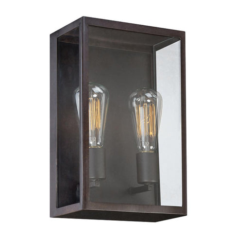 Eurofase Retto Outdoor 2 Light Sconce Bronze Model: 25603-019