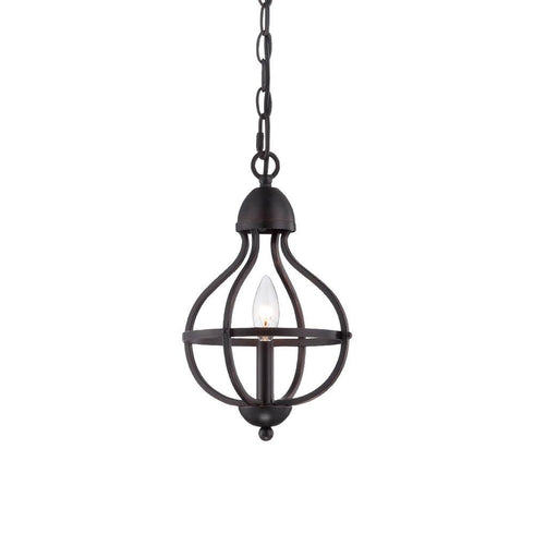 Eurofase Ricco 1 Light Pendant Bronze Model: 25585-018