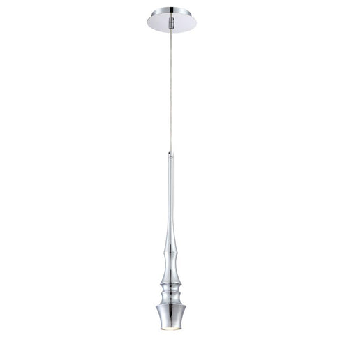 Eurofase Sano 1 Light Pendant In Satin Nickel Model: 28405-024