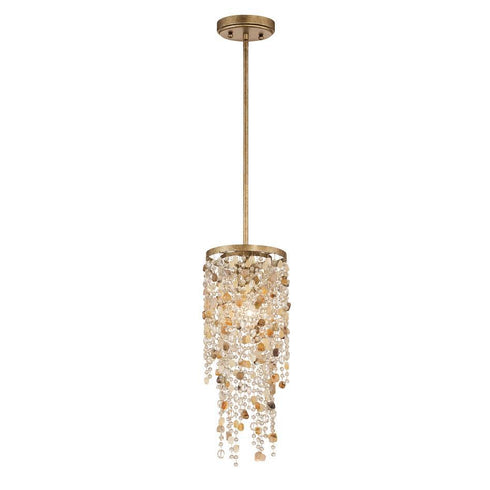 Eurofase Savannah, 1 Light Pendant, Silver Model: 28318-010