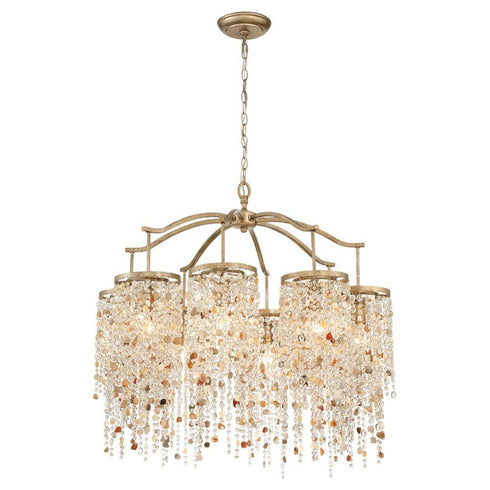 Eurofase Savannah 8 Light Chandelier Bronze Model: 28317-013