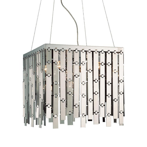 Eurofase Sensation 5 Light Pendant Convertible Chrome Model: 19441-016