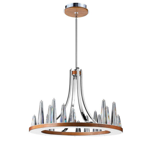 Eurofase Skyline 2 0 Light Chandelier Chrome Clear Model: 26372-013