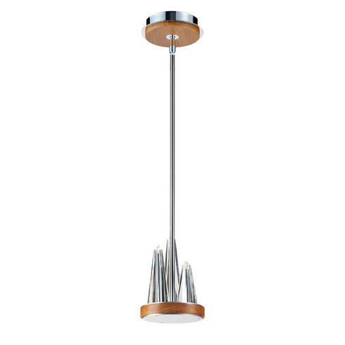 Eurofase Skyline Solid Wood Base With Clear Glass Cylinders Model: 38572-012