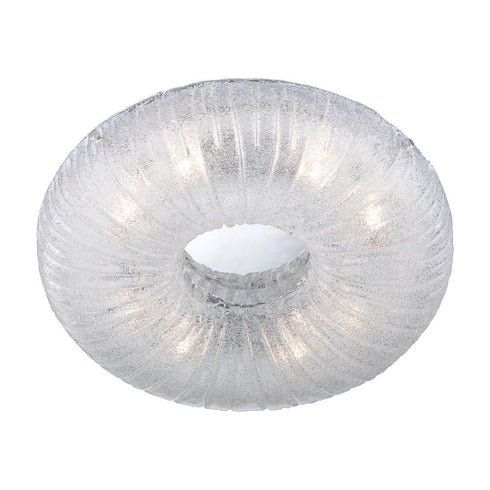 Eurofase Spectra 8 Light Flushmount Round Clear Model: 22937-018