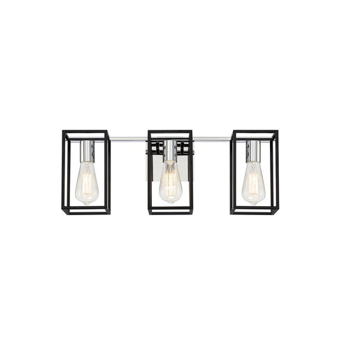 Eurofase Stafford Open Frame Of Mixed Metals In Black And Model: 37116-019