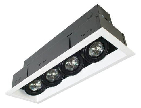 Eurofase TE114ATR-0N 4 Light Multiple Mr16 Platinum/Black