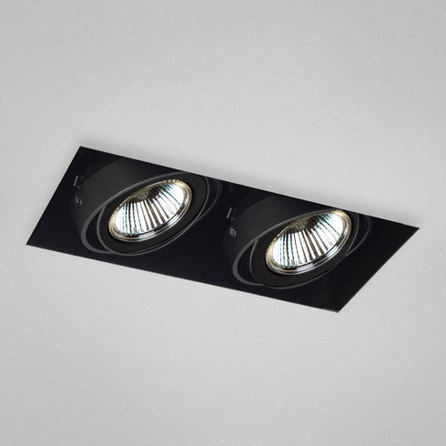 Eurofase TE212-01 2 Light Trimless Multi Mr16 Black