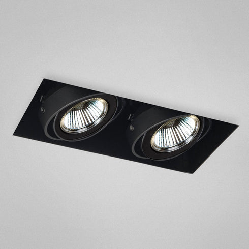 Eurofase TE212TR-01 2 Light Trimless Multi Mr16 Black
