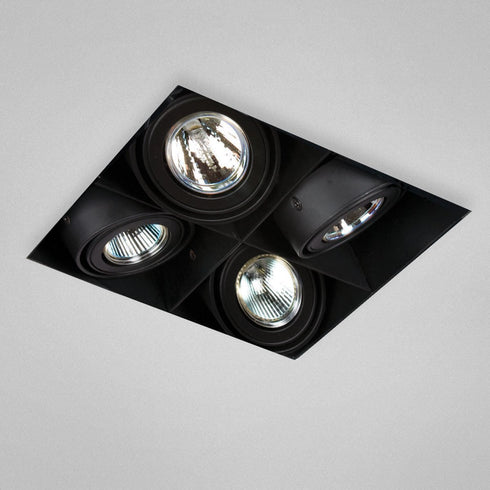Eurofase TE214BTR-01 4 Light Trimless Multi Mr16 Black