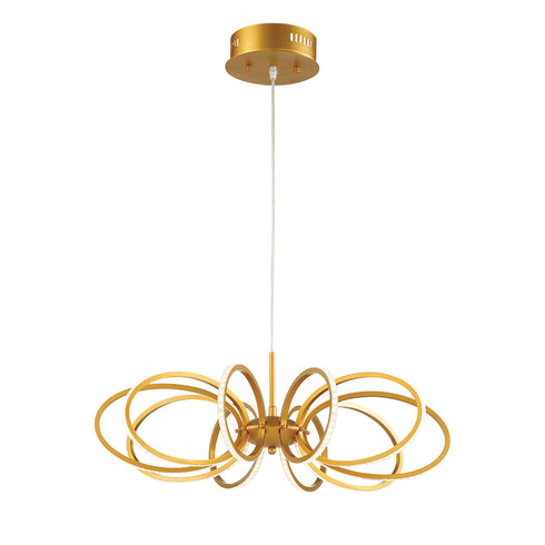 Eurofase Tela Rings Of Curved Aluminum With Integral LED Model: 30039-018