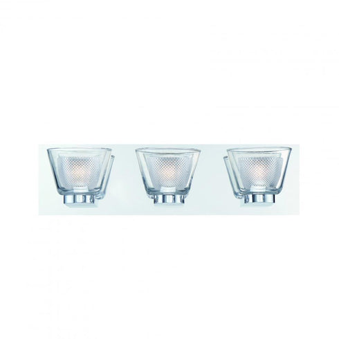 Eurofase Trent 3 Light LED Bathbar Chrome Model: 31801-010