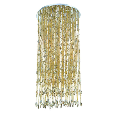 Eurofase Vega 33lt Pendant Chrome Amber