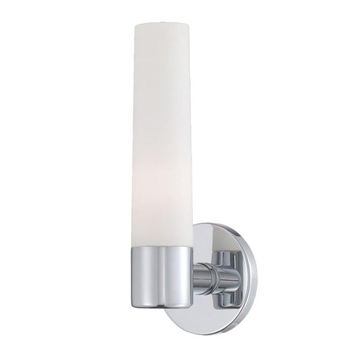 Eurofase Vesper 1 Light Wall Sconce Chrome White Model: 23275-010