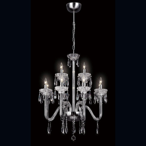 Eurofase Villa 12 Light Chandelier Chrome /clr Model: 26238-012