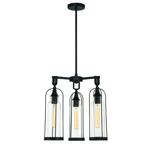 Eurofase Yasmin 18 Inch 3 Light Outdoor Chandelier Model: 42728-016