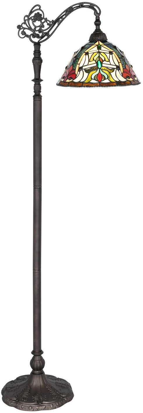 F618-12-160 Charlottetown Collection Tiffany Floor Lamp