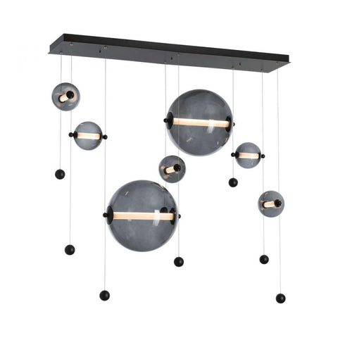 Hubbardton Forge Abacus 7 Light Double Linear LED Pendant Model: 139054-LED-STND-07-YL0694