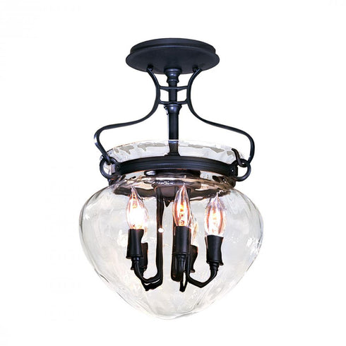 Hubbardton Forge Acharn Semi Flush Model: 126754-SKT-85-LL0095
