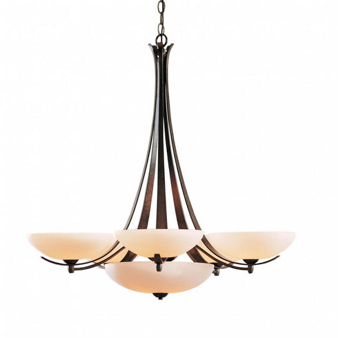 Hubbardton Forge Aegis 5 Arm Chandelier Model: 101263-SKT-25-ZX0123
