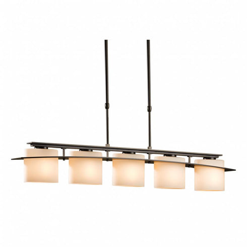 Hubbardton Forge Arc Ellipse 5 Light Pendant Model: 137525-SKT-LONG-82-GG0182