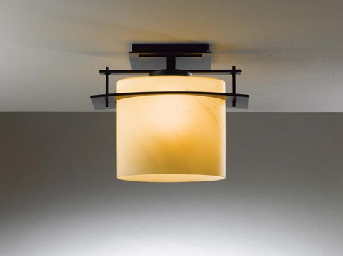 Hubbardton Forge Arc Ellipse Outdoor Semi Flush Model: 367525-SKT-03-GG0194