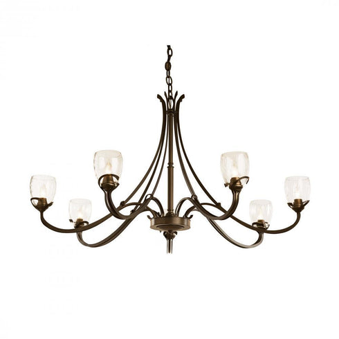 Hubbardton Forge Aubrey 7 Arm Chandelier Model: 194348-SKT-82-LL0083